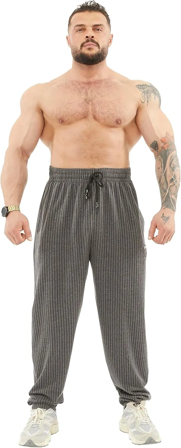 Men's Loose Fit Cotton Sweatpants with Pockets, Four Season Lifestyle Pants