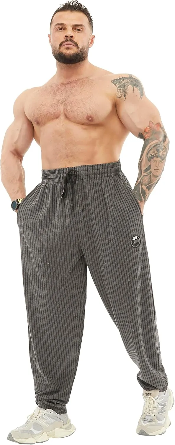 Men's Loose Fit Cotton Sweatpants with Pockets, Four Season Lifestyle Pants