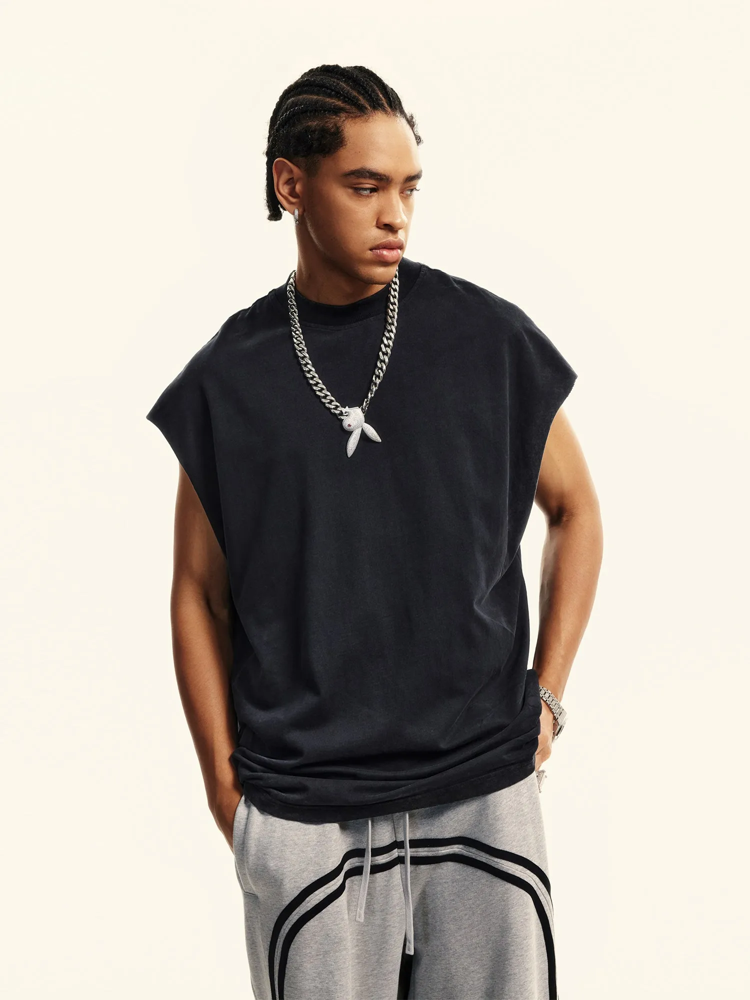 Men's Muscle Tank-Top | Oversized