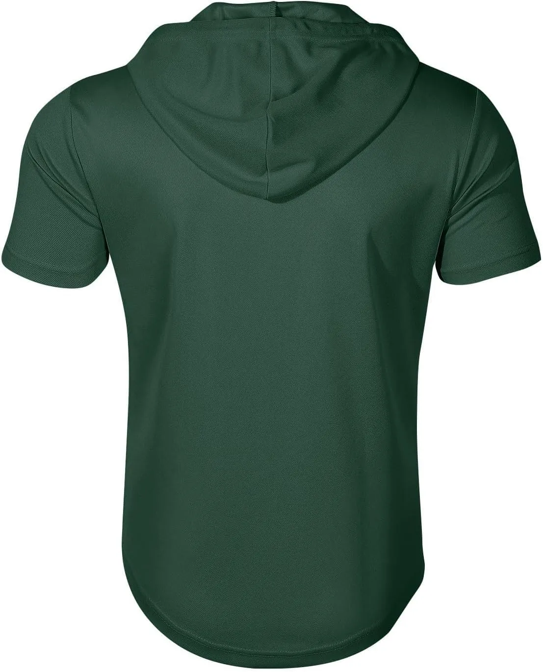 Mens Short Sleeve Hoodies Casual Lightweight Quarter Zip Hooded Sweatshirt Athletic Gym Workout T Shirts with Pocket