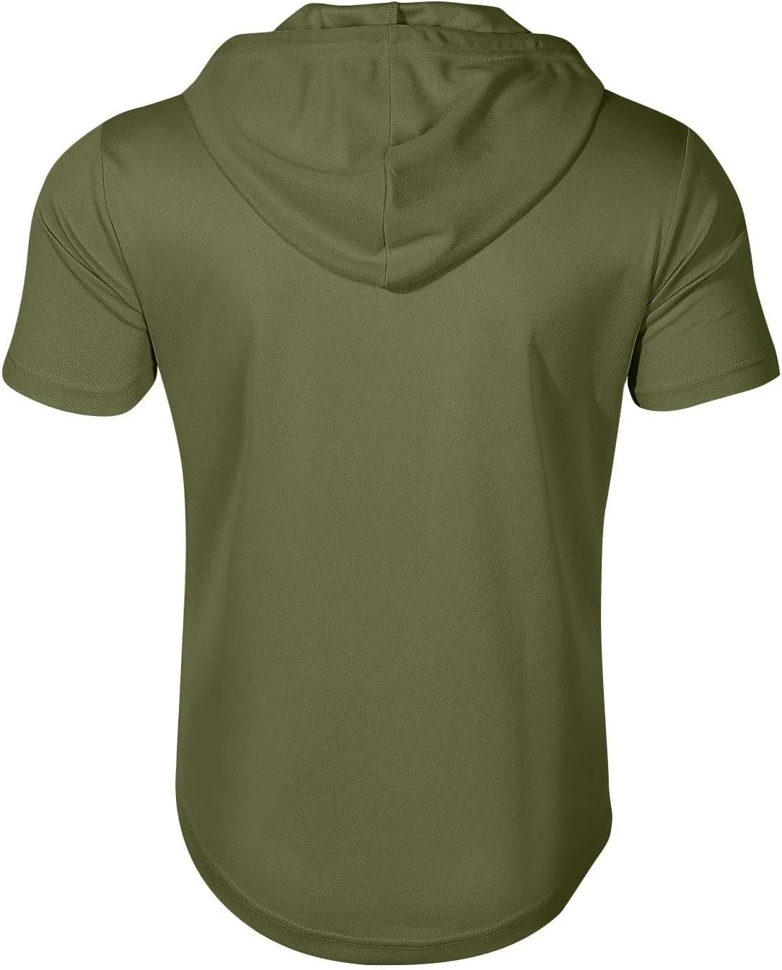Mens Short Sleeve Hoodies Casual Lightweight Quarter Zip Hooded Sweatshirt Athletic Gym Workout T Shirts with Pocket