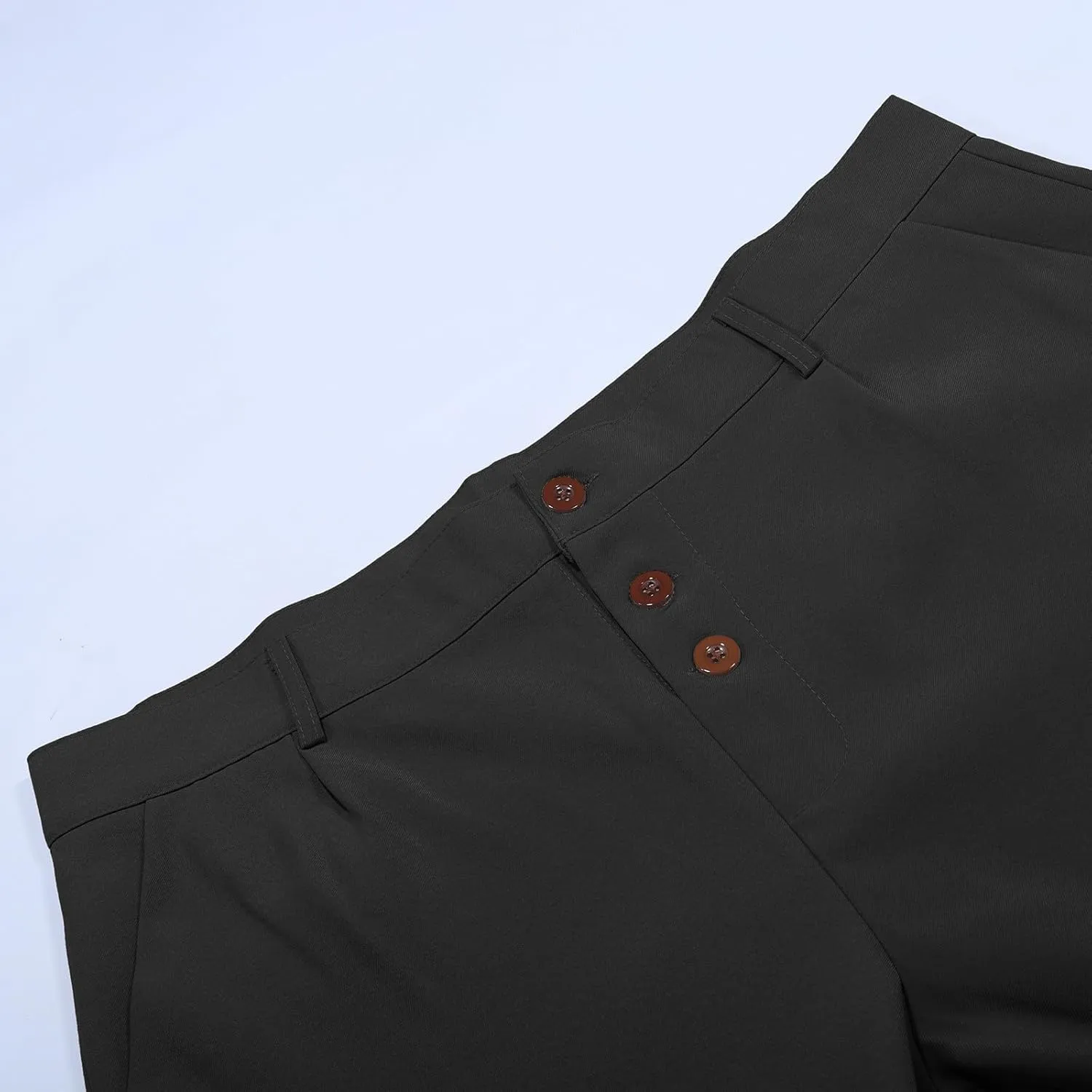 Men's Suit Pants,Expandable Waist Slim Fit Stretch Formal Dress Pants Straight Leg Work Slacks Suit Trousers