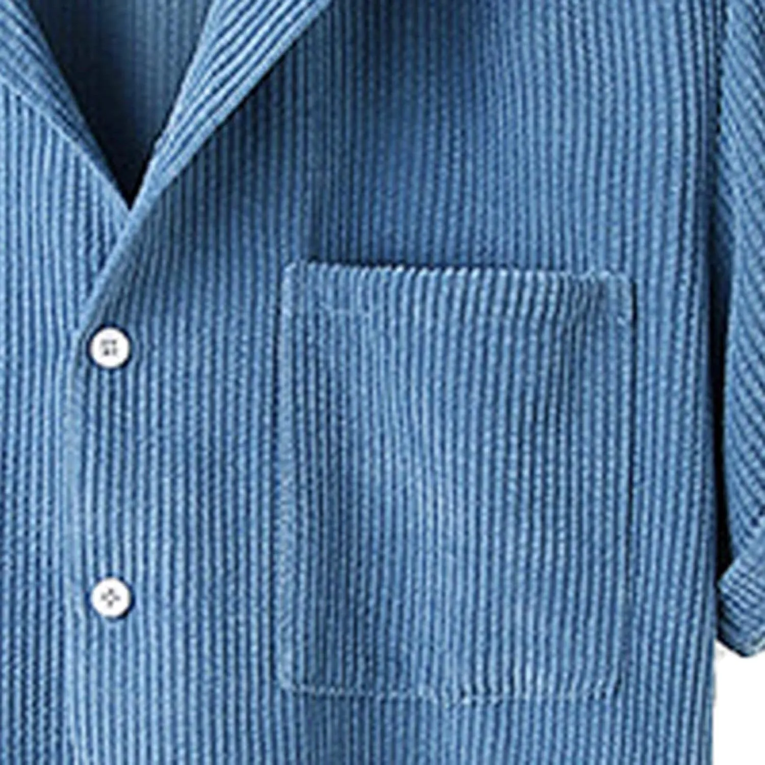 NaRHbrg Men's Casual Corduroy Shirts Sets Short Sleeve Shorts Suit 2-Piece Outfit T-Shirt and Shorts Set Loungewear
