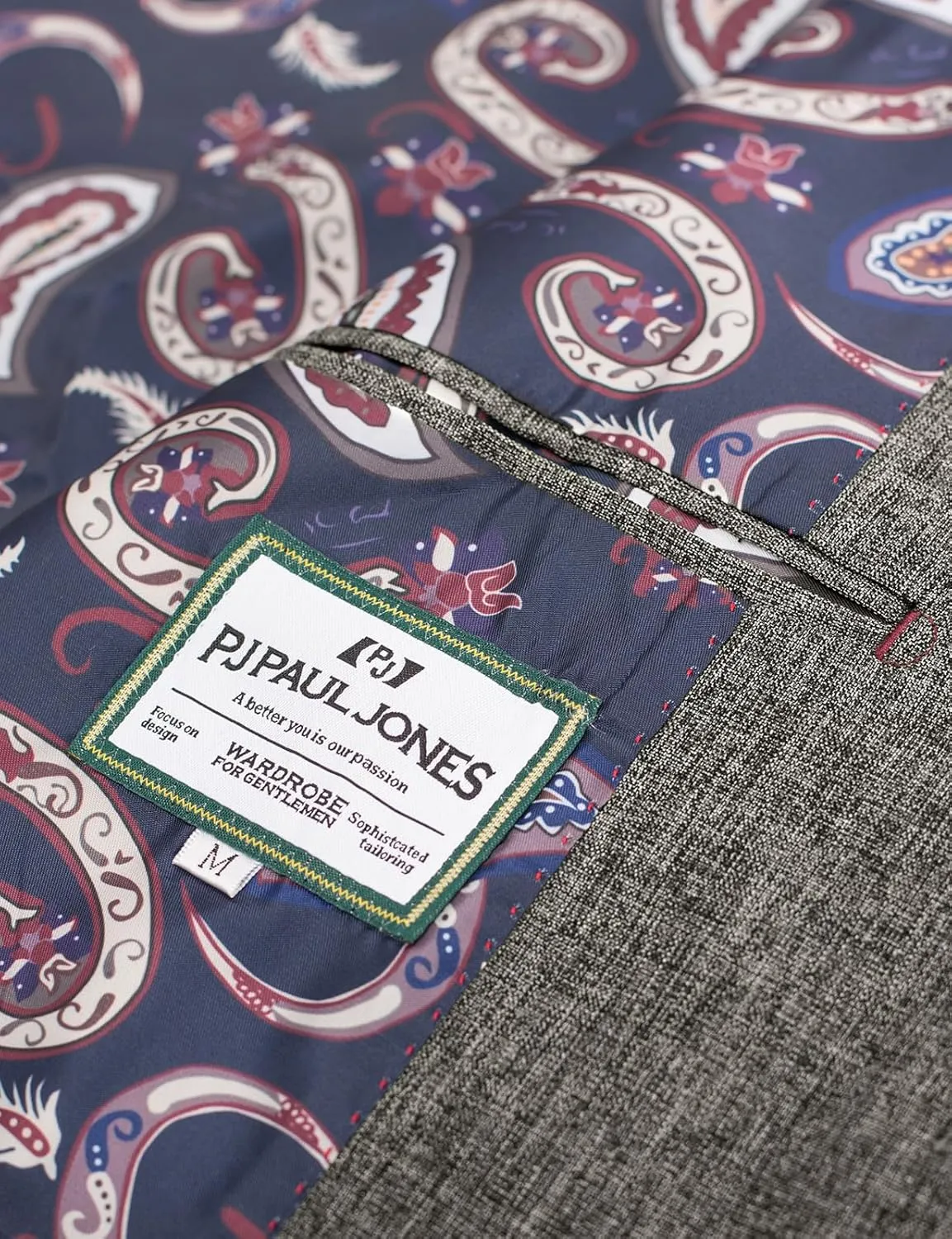 PJ PAUL JONES Mens Casual Sport Coat Blazer Two Buttons Lightweight Business Jackets