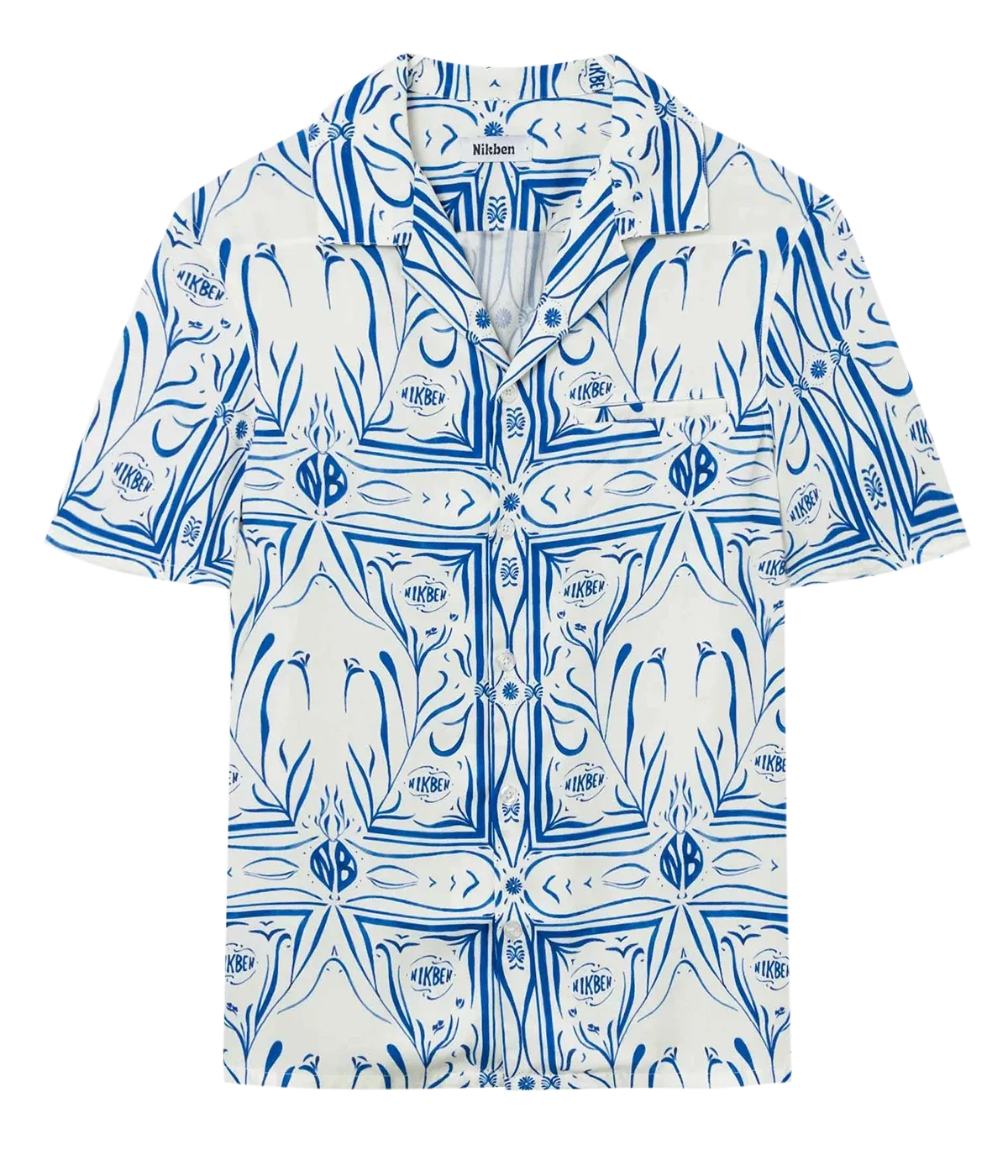 Porcelin Shirt in Blue White