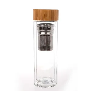 Portable Glass Water Bottle