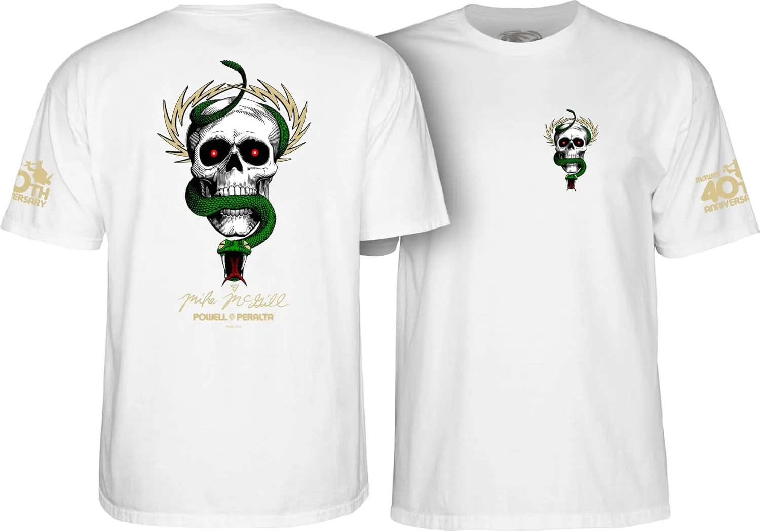 Powell Peralta Mike McGill Skull & Snake T-Shirts