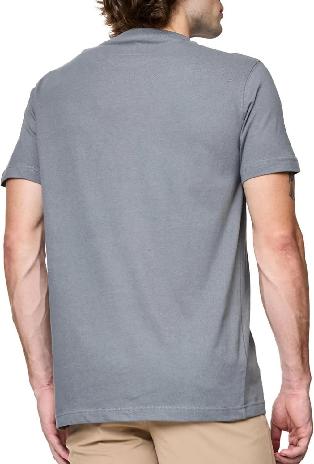 Quiksilver Big and Tall T-Shirts for Men - Mens Short Sleeve Cotton Crewneck Tee