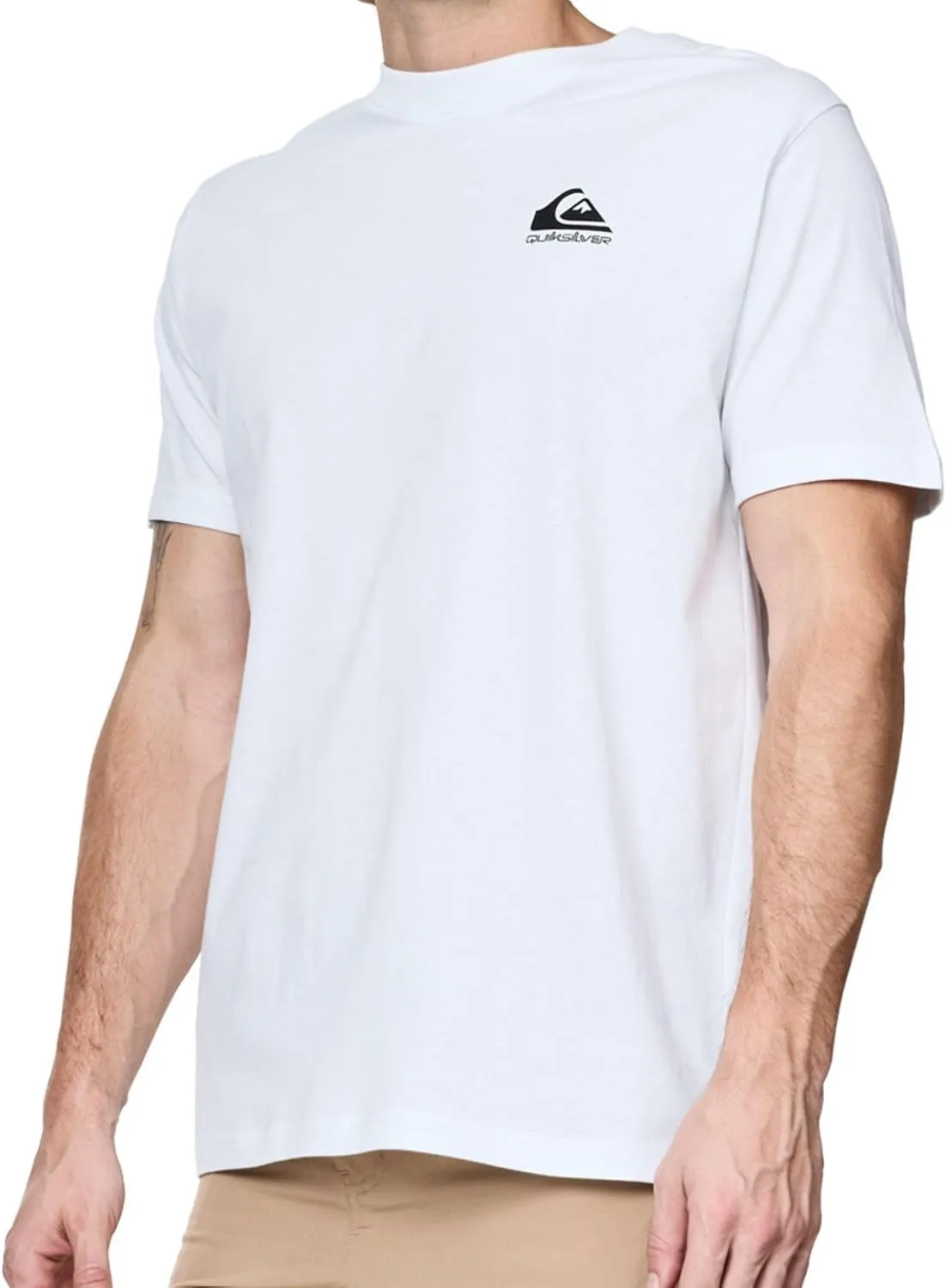 Quiksilver Big and Tall T-Shirts for Men - Mens Short Sleeve Cotton Crewneck Tee
