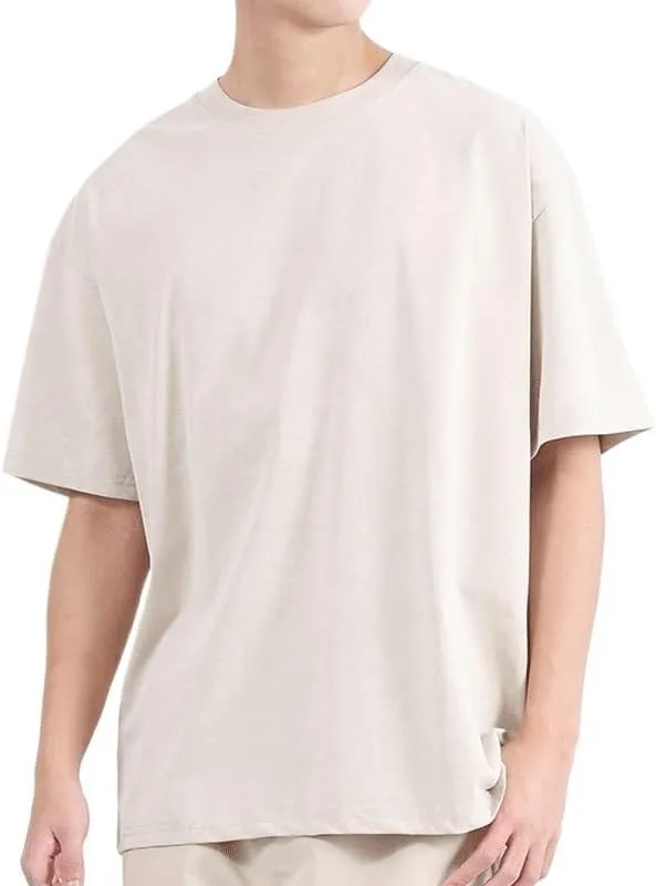 Retro Outdoor Sports Short Sleeves Fashion Cotton Round Neck Quick Dry T-Shirt Casual Breathable Loose Vest
