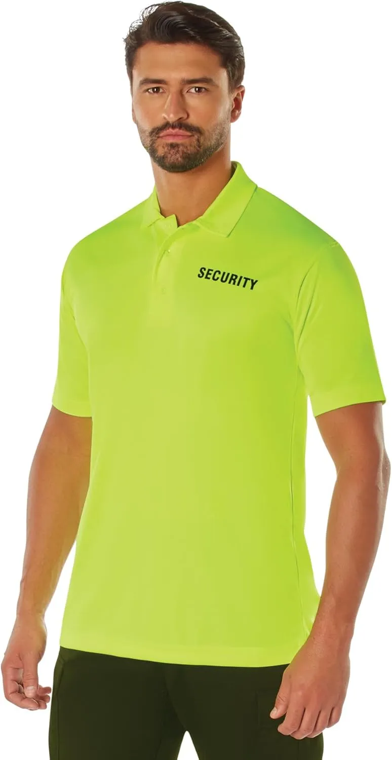 Rothco Moisture Wicking Security Polo Shirt - Stay Cool and Professional On-The-Job
