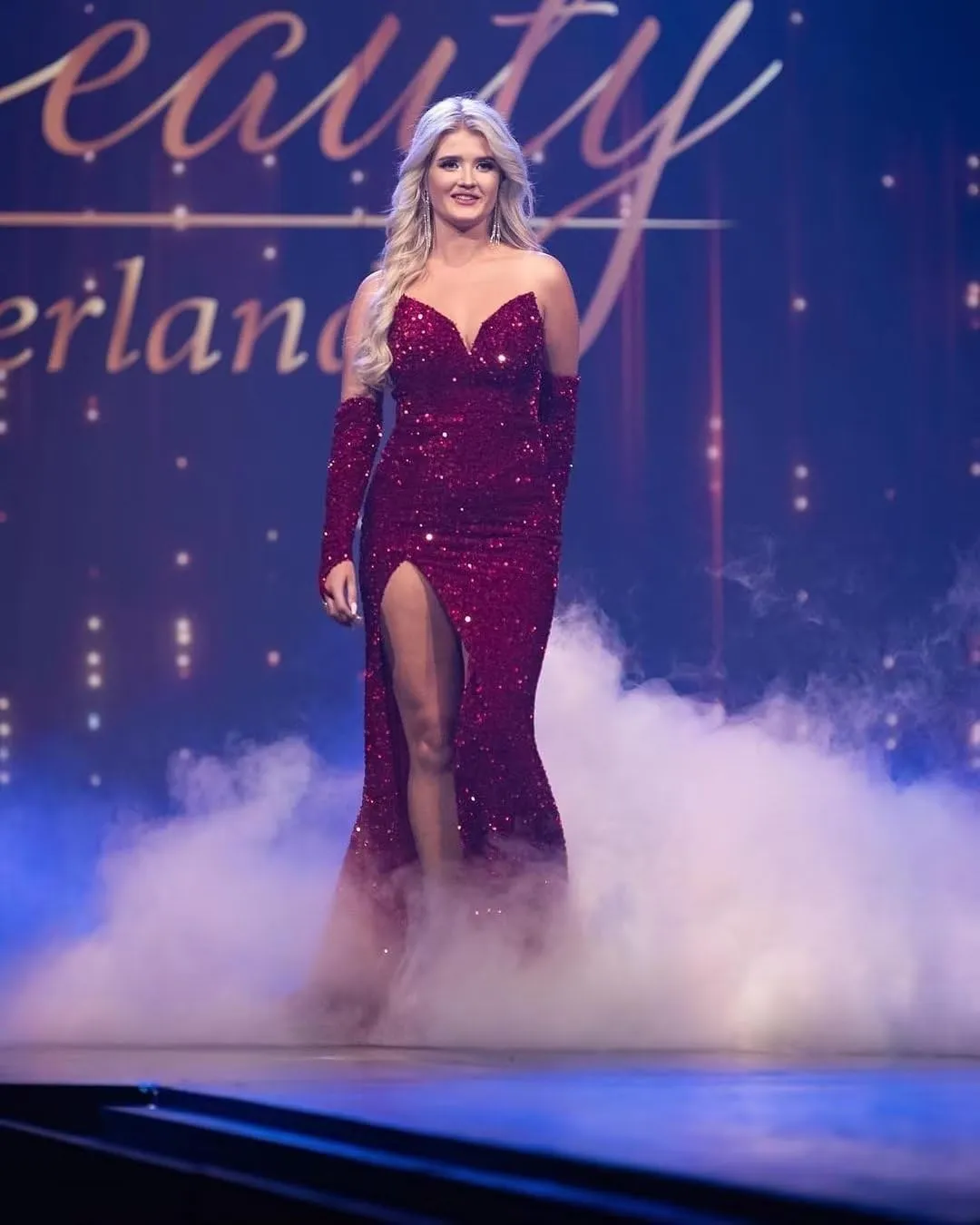 Sequin Mermaid Evening Dresses with Sleeves Detachable Sparkly Prom Dresses with Slit Homecoming Dresses Long