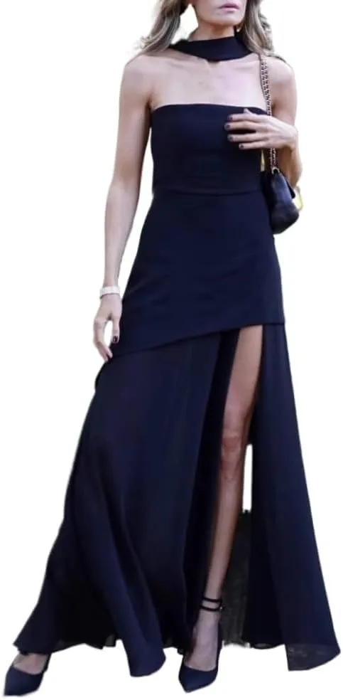 Summer Dresses for Women Fashion Tub Top Shoulder Sleeveless Beach Dress
