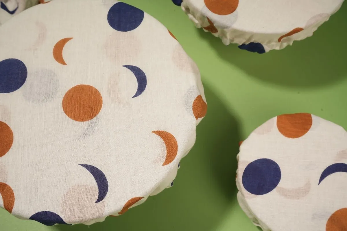 Sun-Moon Bowl Covers Set (Set of 3)
