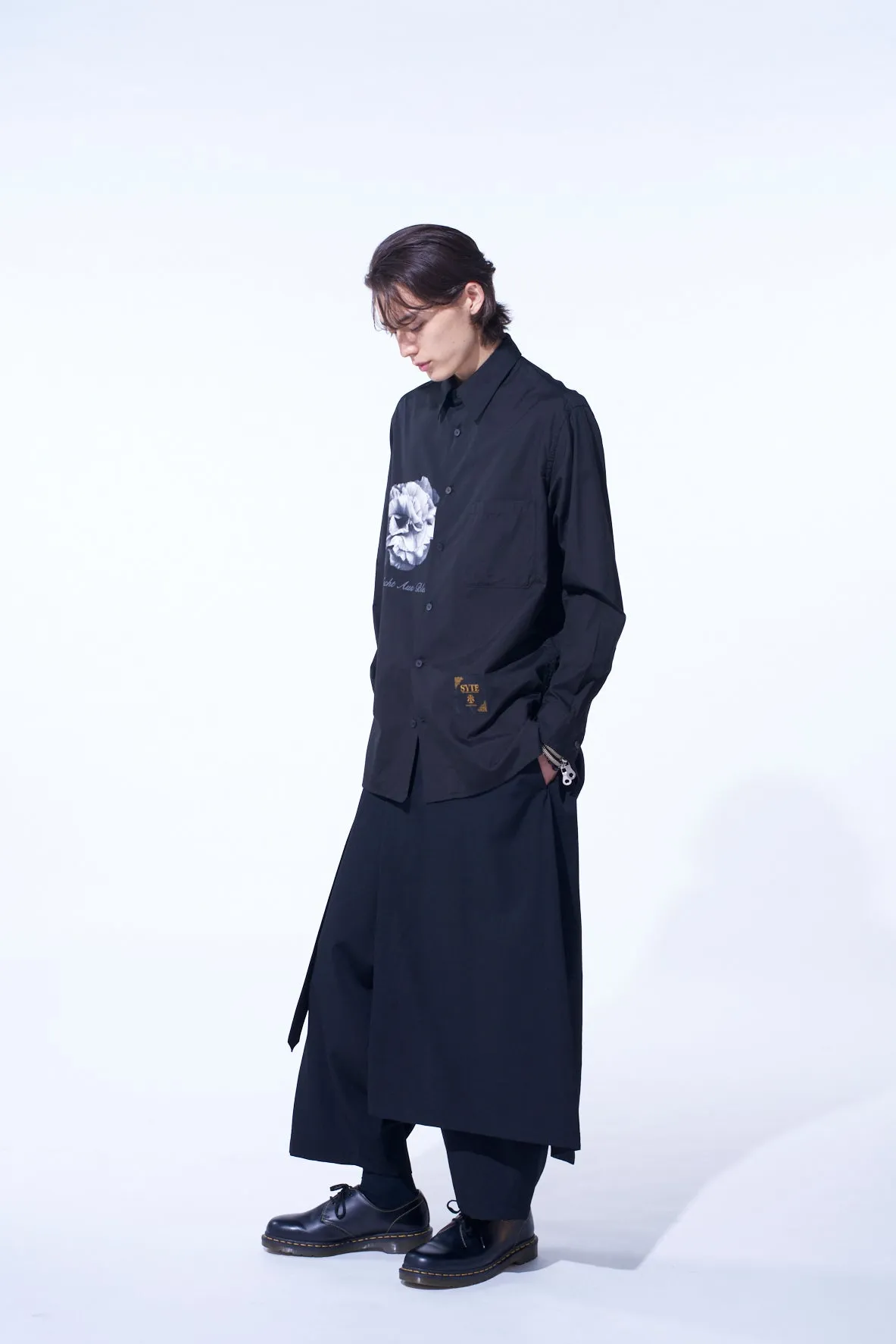 S'YTE x KOICHI IYODA ARTWORK PRINTED SHIRT -Die Nacht aus Blei-