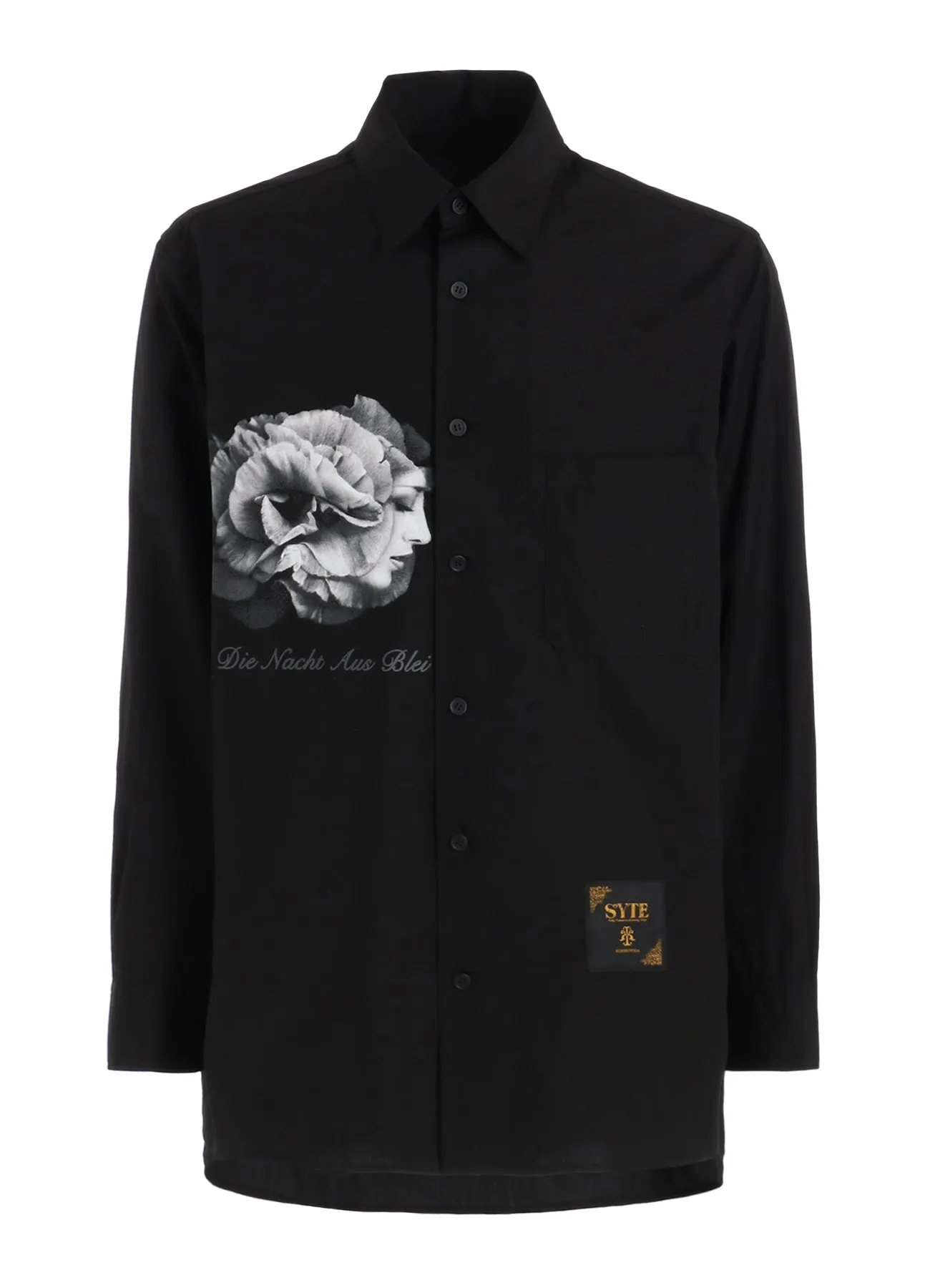 S'YTE x KOICHI IYODA ARTWORK PRINTED SHIRT -Die Nacht aus Blei-
