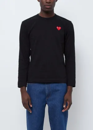 T118 Red Heart Long-sleeve T-shirt