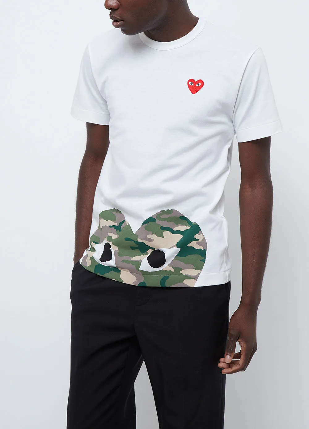 T244 Camo Heart T-shirt