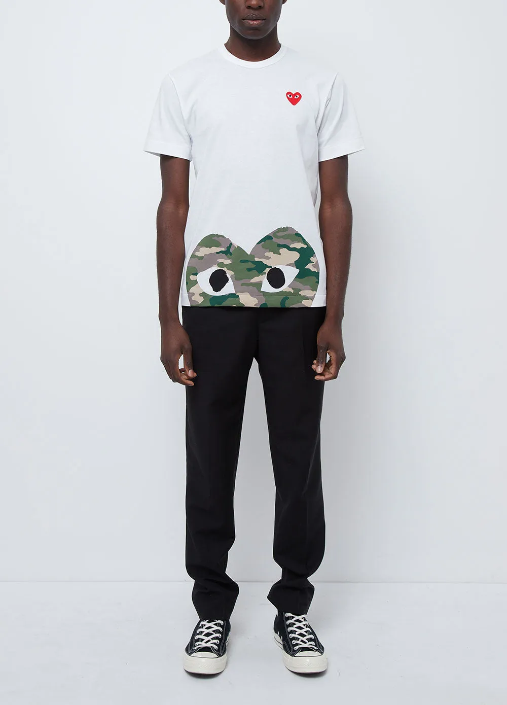 T244 Camo Heart T-shirt