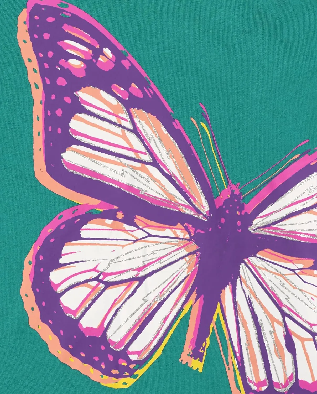 The Children's Place Girls' Butterfly Short Sleeve Graphic T-Shirts, Multipack