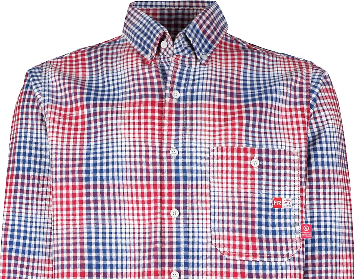 TICOMELA FR Shirts for Men Flame Resistant 7.5oz 100% Cotton NFPA2112 Men's Welding Shirts