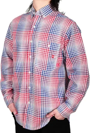 TICOMELA FR Shirts for Men Flame Resistant 7.5oz 100% Cotton NFPA2112 Men's Welding Shirts