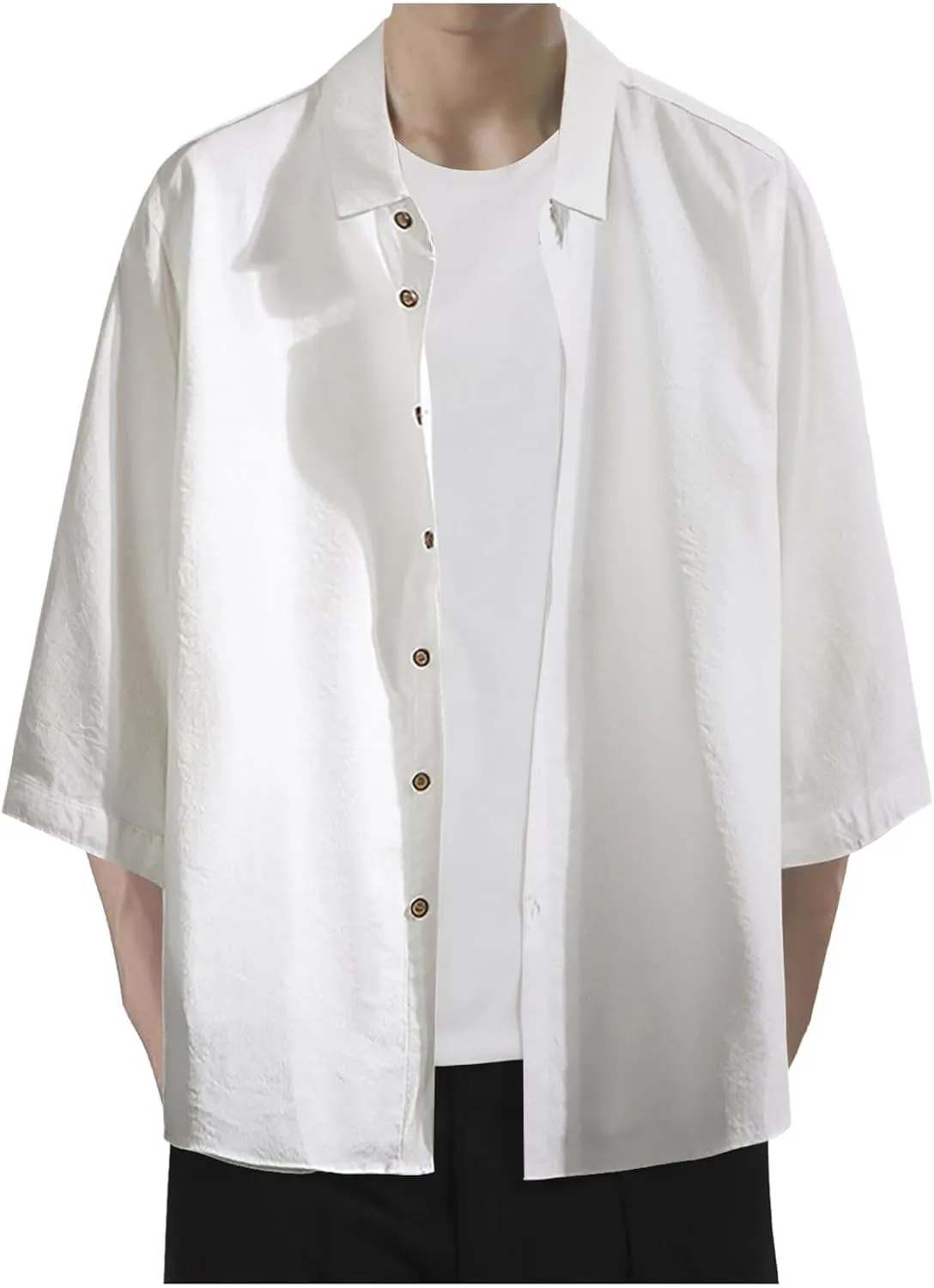 Tshirts Mens Long Sleeve T Shirts Cotton Shirts Plain Tshirt White Tall Tshirts for Men T for Men Cotton Mens