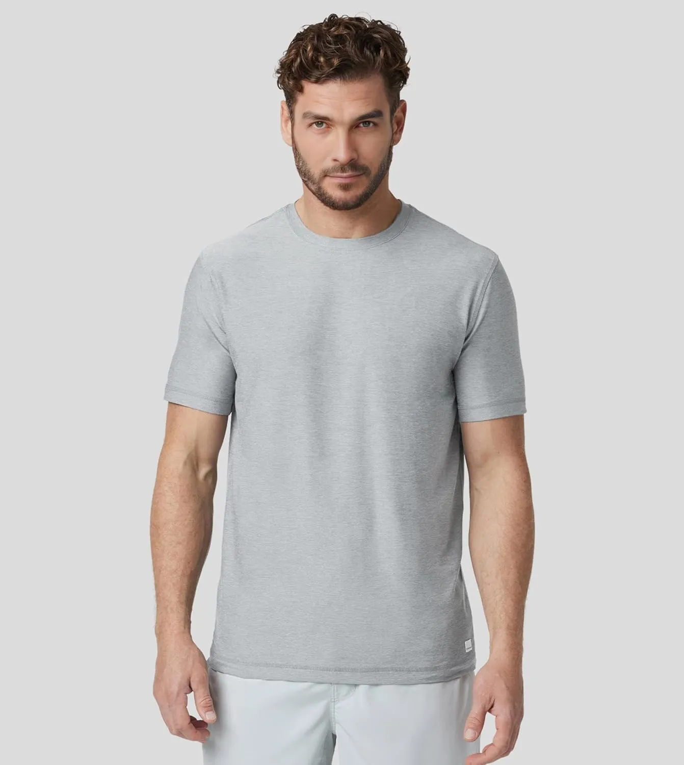 Velou Men's T-Shirts Ultra Soft Premium Short Sleeve Workout Shirts for Men Casual Crew Neck Summer Basic Gym Athletic Shirts