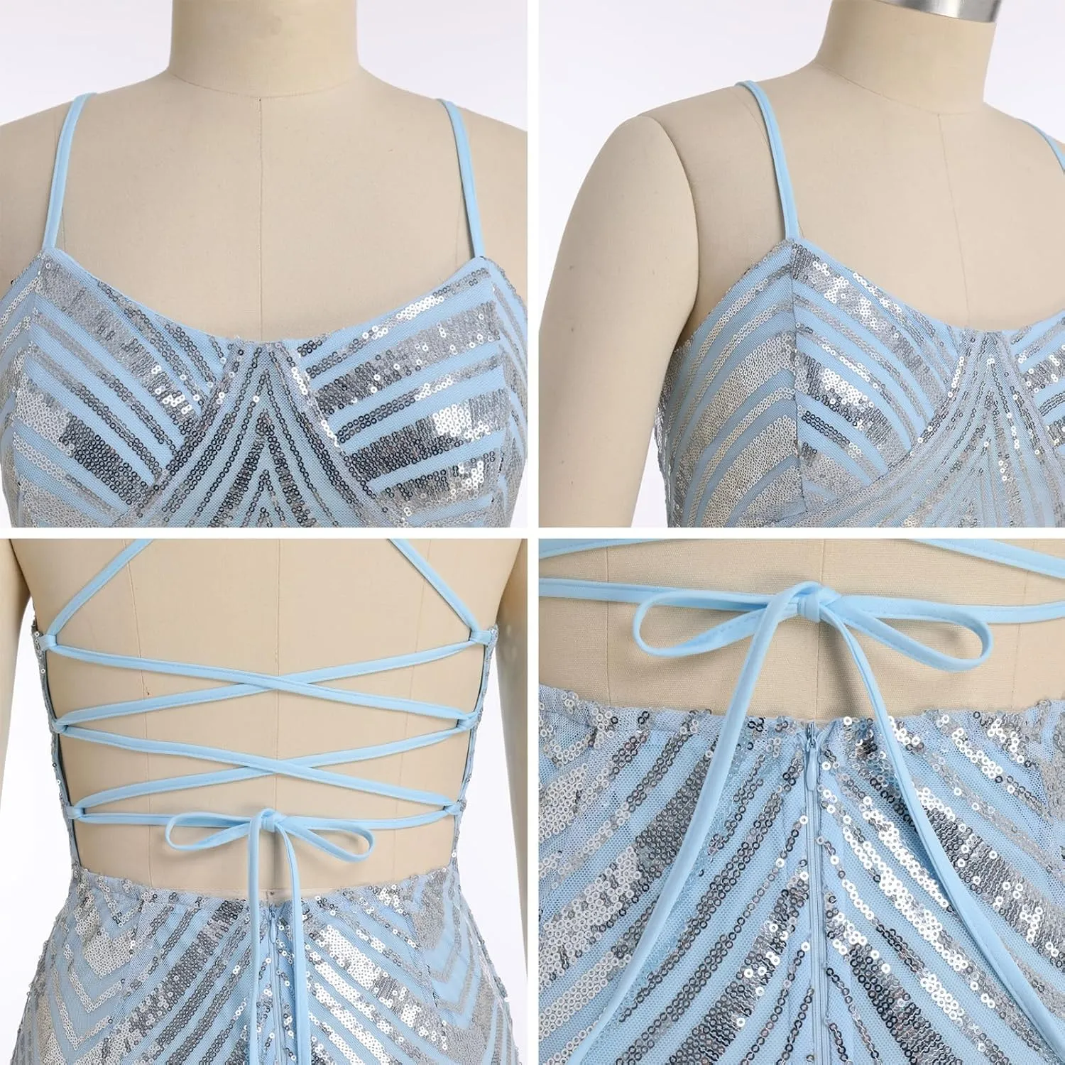 Women Sparkly Sequin Homecoming Dresses for Teens Short HOCO Dresses Tight Bodycon Mini Dress Cocktail Party Nightclub