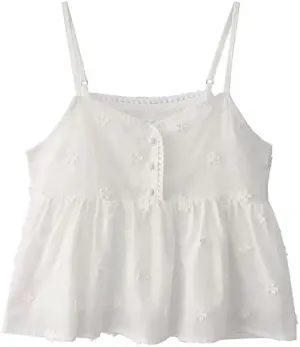 Women's Embroidered Floral Camisole