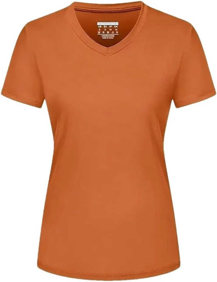 Women's T-Shirts Quick Dry Slim Fit Sport Fitness Casual Short Sleeve Running T Shirts