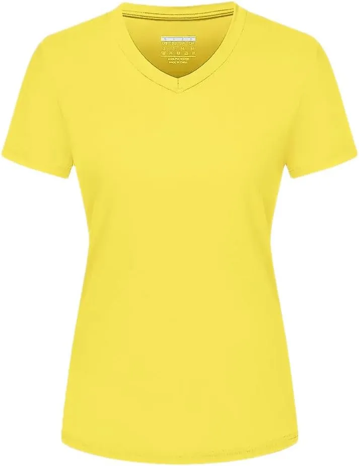 Women's T-Shirts Quick Dry Slim Fit Sport Fitness Casual Short Sleeve Running T Shirts