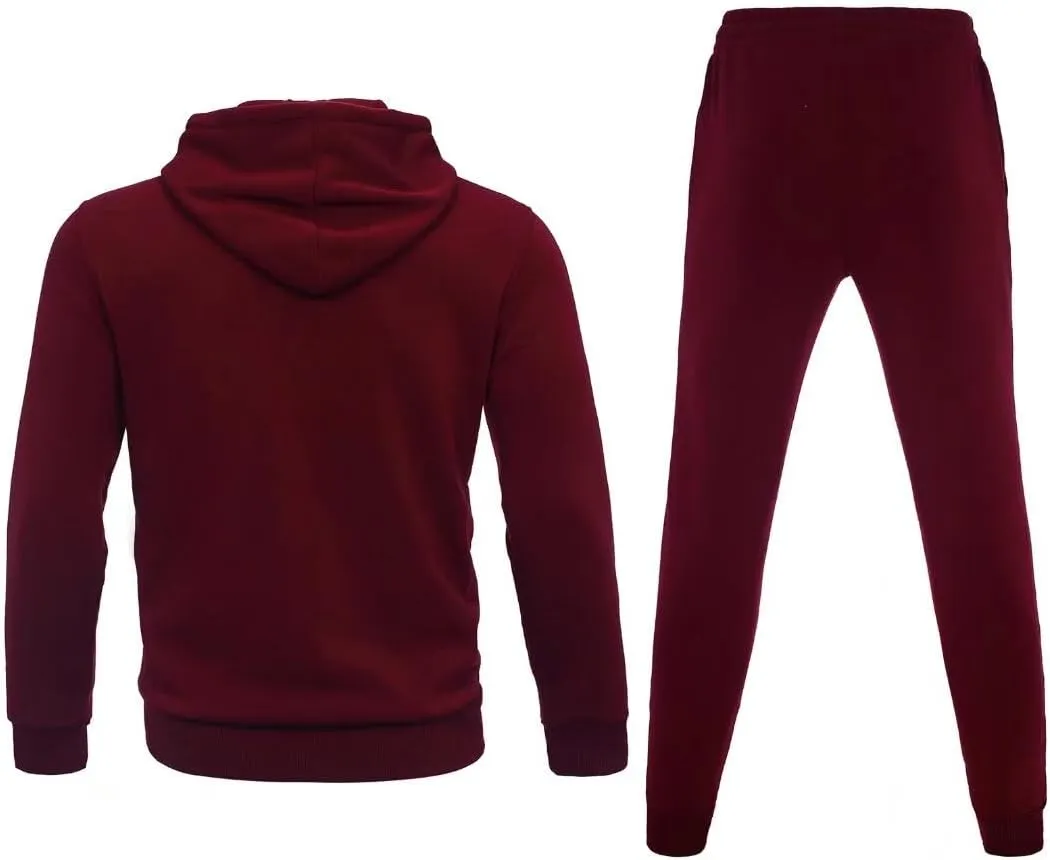 Zusmen Tracksuit Mens, Track Jackets and Pants 2 Piece Outfit