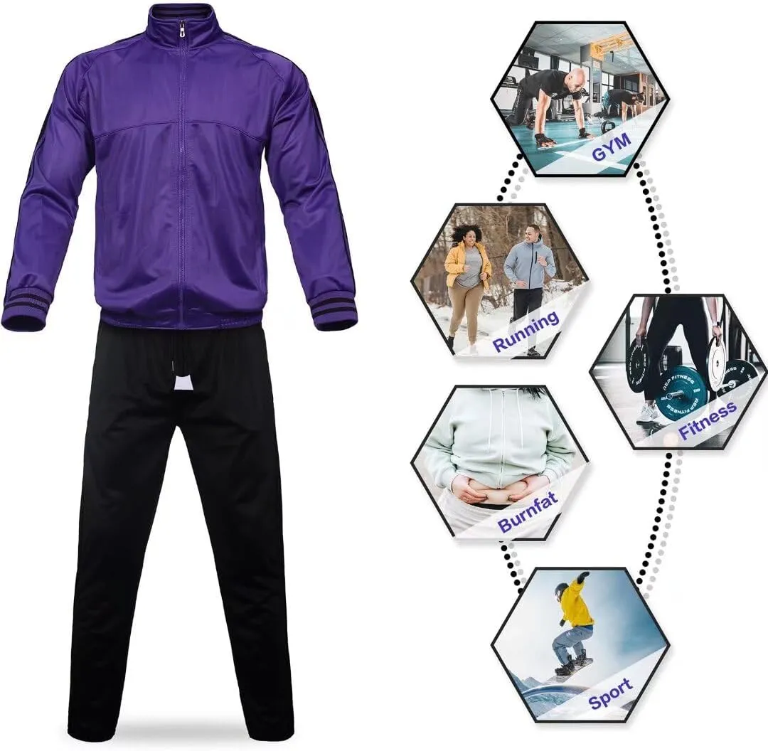 Zusmen Tracksuit Mens, Track Jackets and Pants 2 Piece Outfit