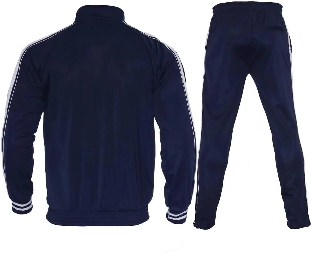 Zusmen Tracksuit Mens, Track Jackets and Pants 2 Piece Outfit