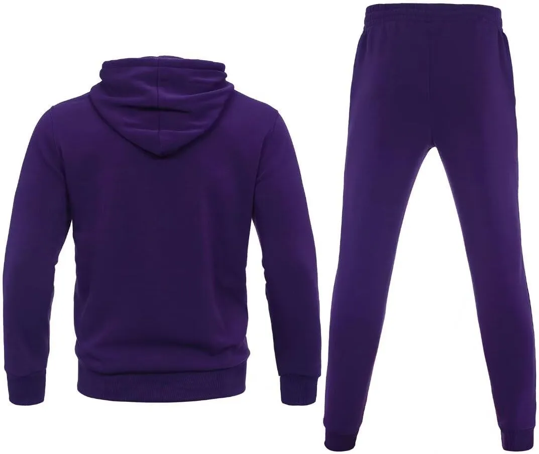 Zusmen Tracksuit Mens, Track Jackets and Pants 2 Piece Outfit