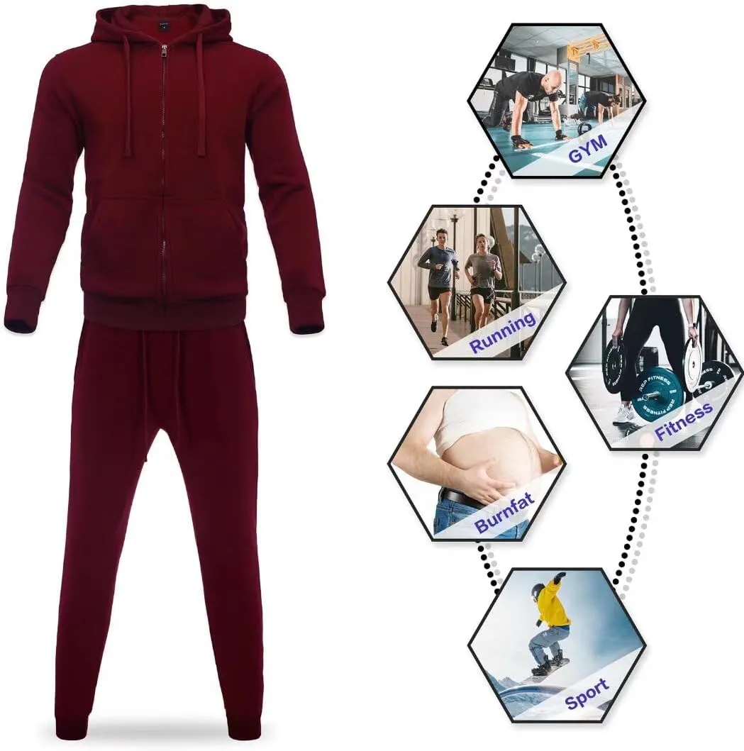 Zusmen Tracksuit Mens, Track Jackets and Pants 2 Piece Outfit